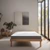 An image depicting a foam mattress, highlighting its plush surface and ergonomic structure for enhanced sleep quality.
